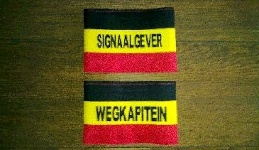 Driekleur armband signaalgever & wegkapitein